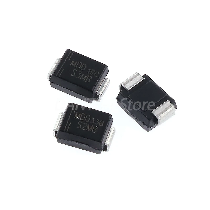 SMD Rectifier Diode S2M S3M SMB RL207 2A 3A 1000V DO-214AA