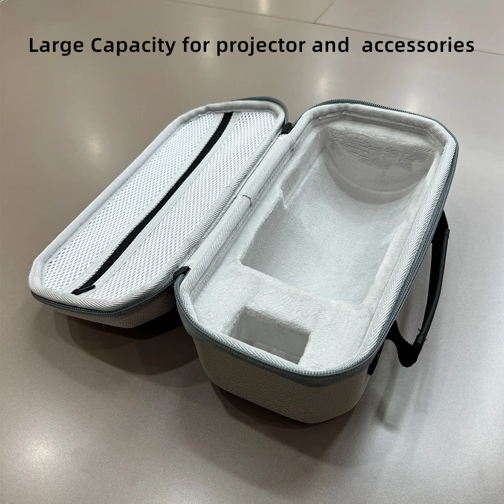 صندوق تخزين واقٍ لجهاز عرض Magcubic HY300PRO مقبض صندوق حماية بقشرة صلبة لحقيبة السفر Samsung TheFreestyle