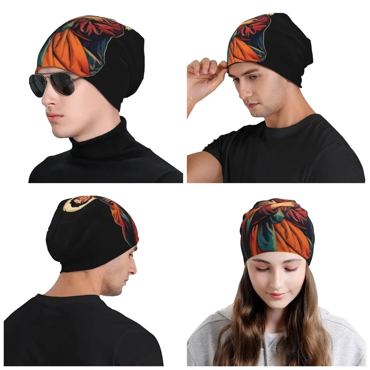 Saint Timothee-gorros Skullies para hombre y mujer, gorro de punto cálido Unisex, Hip Hop, para adultos de los 90, para ver la televisión, para esquí al aire libre