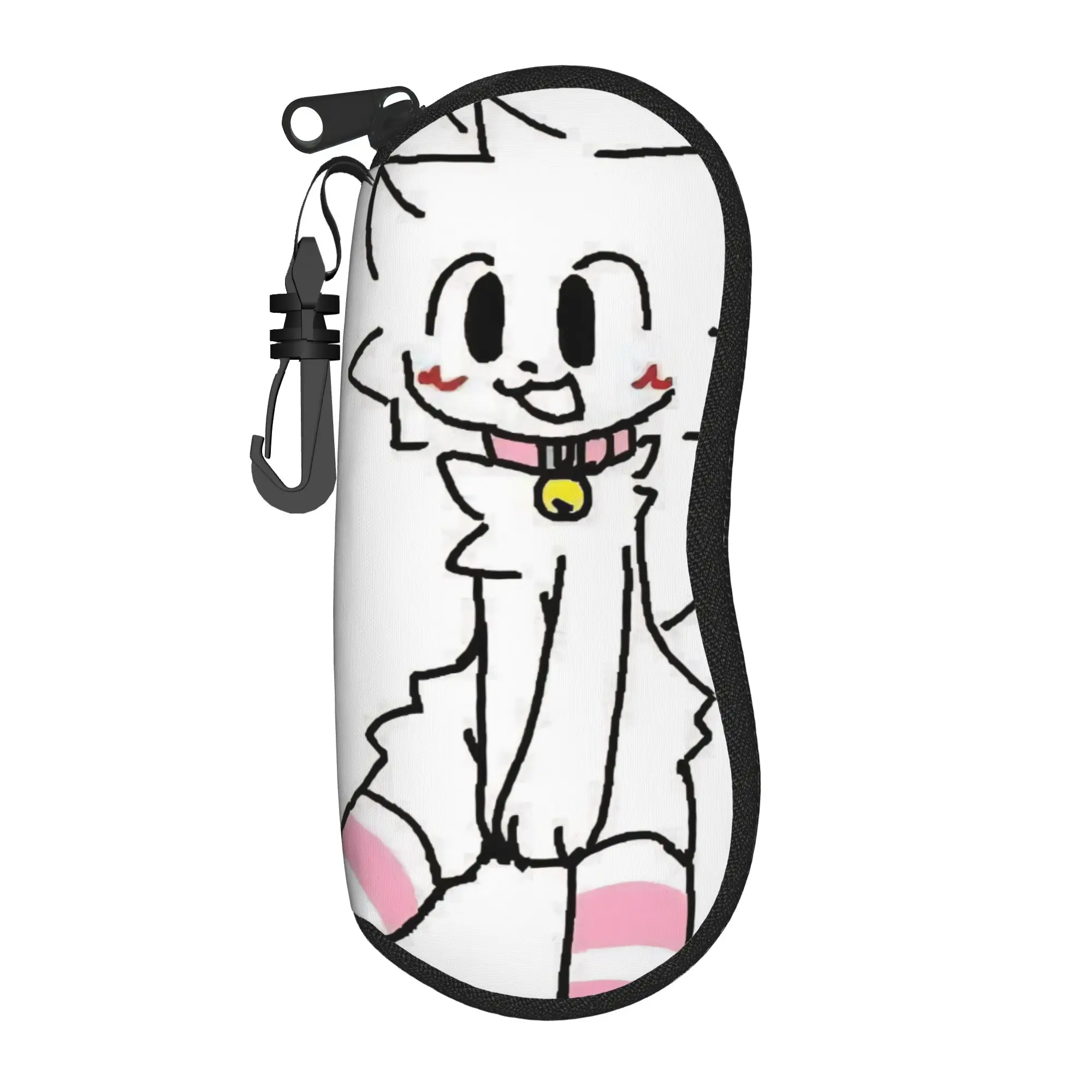 Boykisser Silly Cat Glasses Case Unisex New Zipper Cute Cartoon Glasses Storage Box Ultra Sunglasses Box