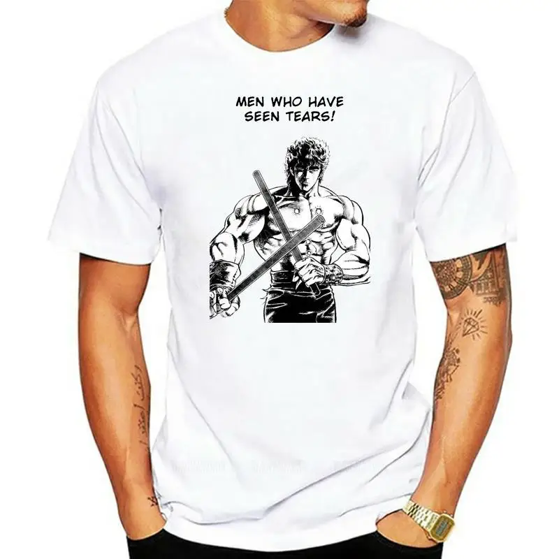 Popular Boy Fist Of The North Star T Shirt Retro Stylish Hokuto No Ken Graphic Cotton Big Size Short Sleeve Men Tee Shirts