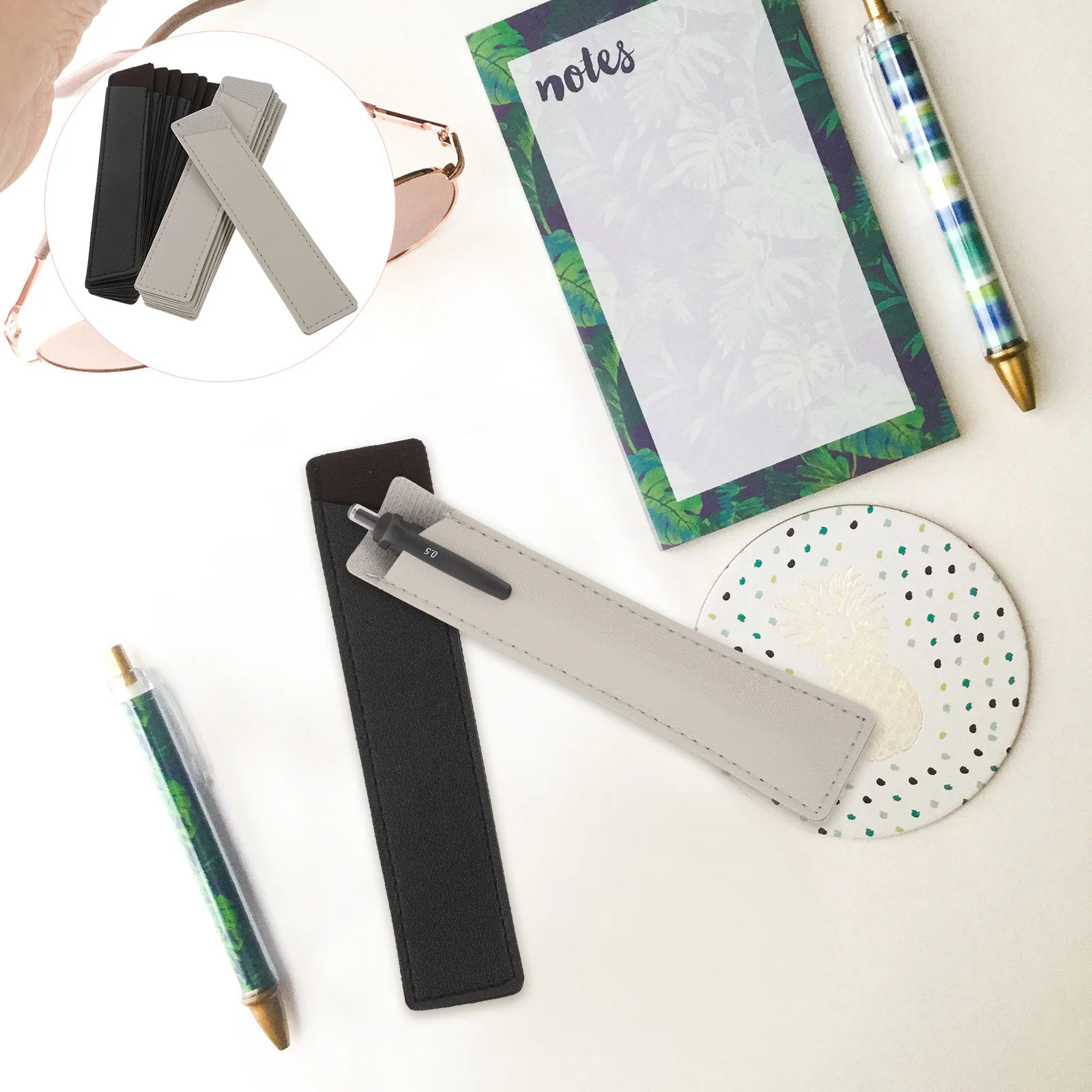 12 Pcs Notebook Pen Holder Cover Elastic Band for Elasticity Journal Planner Multifunctional