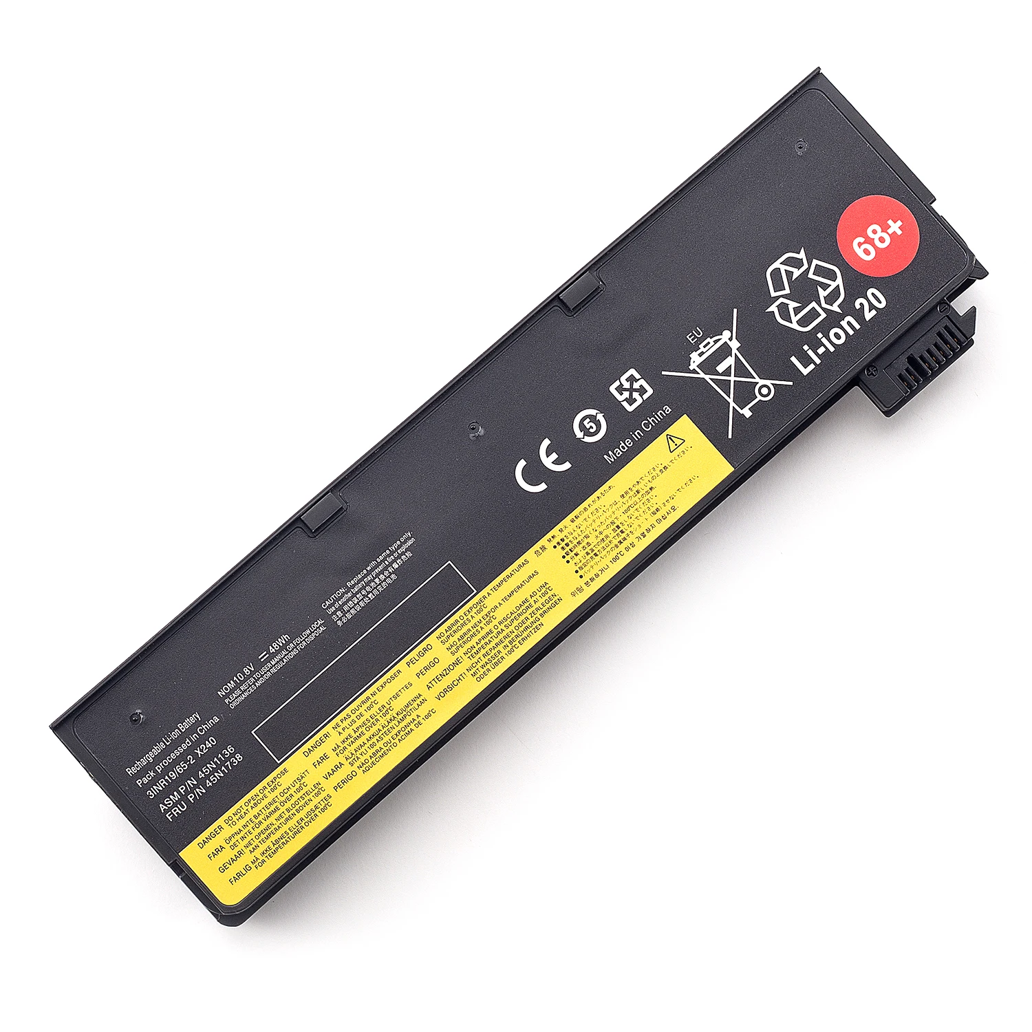 SUOZHAN Laptop Battery For Lenovo Thinkpad X270 X260 X240 X240S X250 T450 T470P T440S K2450 W550S 45N1136 45N1738 68+ view 2