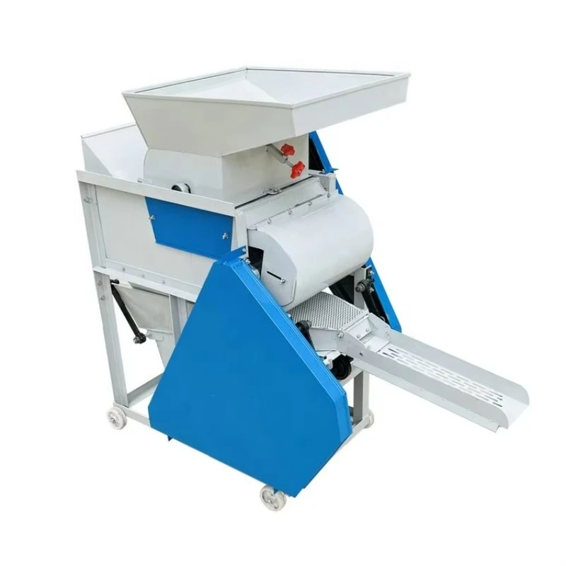 Machine de décorticage agricole professionnelle, efficace pour l'élimination des coquilles d'arachide, adaptée à l'utilisation dans les usines de transformation des céréales agricoles.
