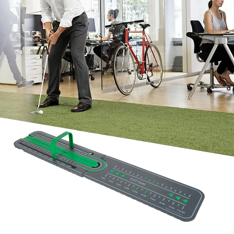 Golf Precision Distance Putting Drill Golf Putting Green Mat Putting Ball Pad Mini Putting Training Aids Golf Accessories