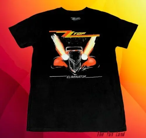 

New ZZ Top Eliminator 1983 Tour Concert Rock Mens Vintage Classic T-Shirt