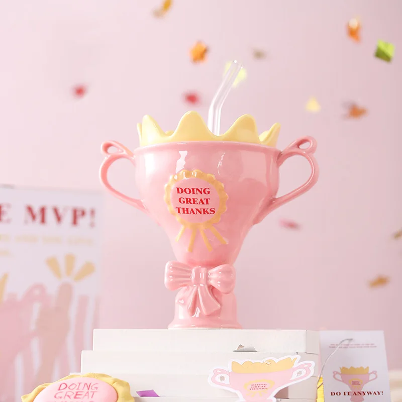 Queen Trophy Ceramics Mugs Coffee Mug Milk Tea Office Cups Drinkware the Best birthday Gift view 2