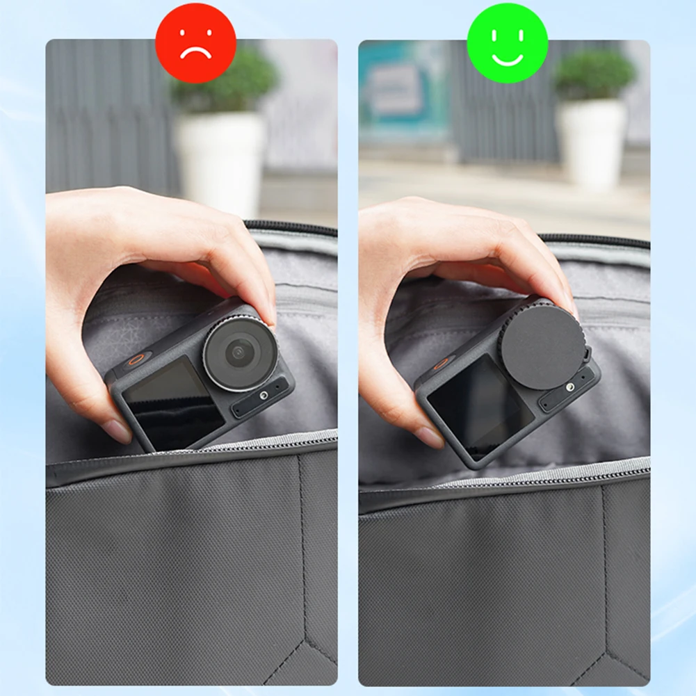 TPU Lens Cap Cover Anti-Kras Beschermkap Schokbestendig Lens Beschermkap Anti-Vlek Voor Dji Osmo Action 4/3 Accessoires