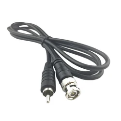 BNC Male to RCA Male Coax Cable Cord Adapter Connector for CCTV DVR Camera Lot