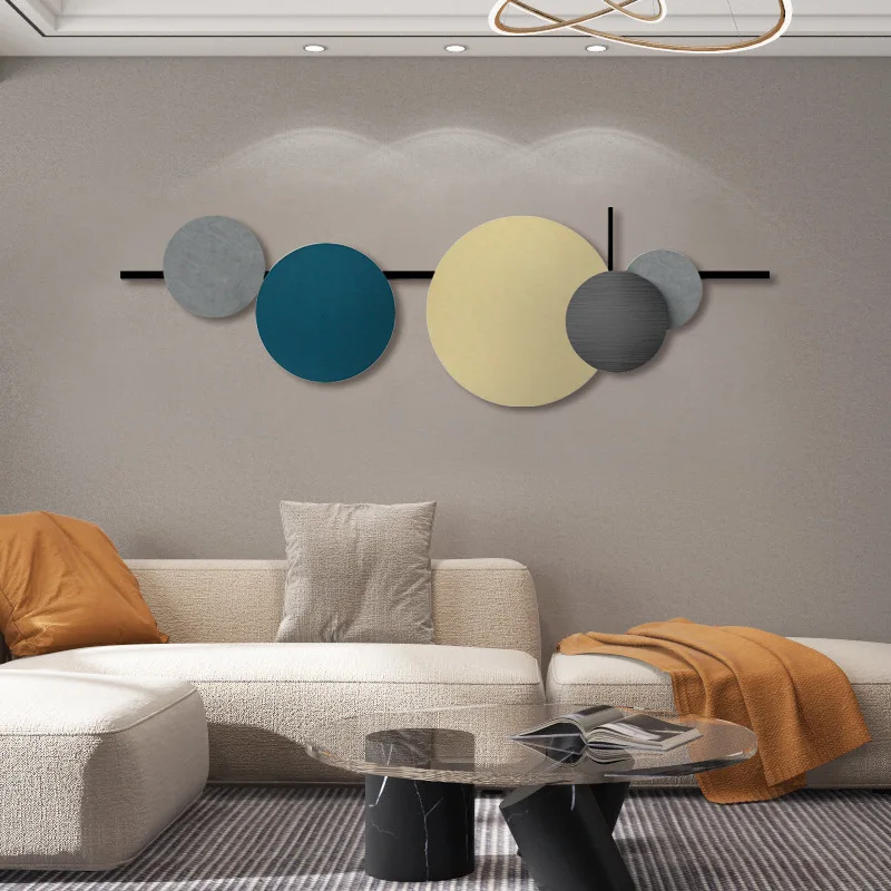 

Round Wall Decoration Pendant Living Room Wall Decoration Bedroom Bedside Wall Decoration Sofa Background Wall Hanging