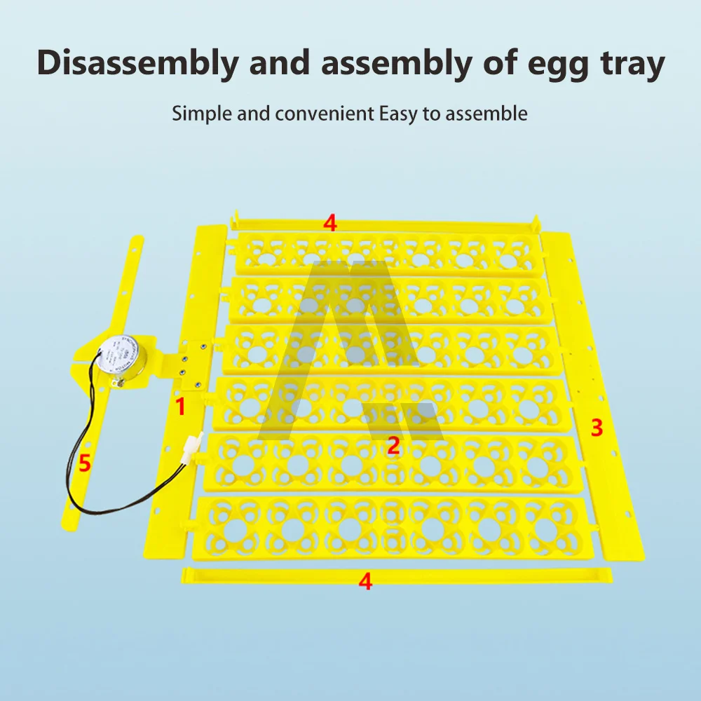 W pełni automatyczna taca na jajka do obracania jaj 36-156 inkubator jaj wielofunkcyjna taca na jajka do jaj ptasich taca na jajka z silnikiem 12V