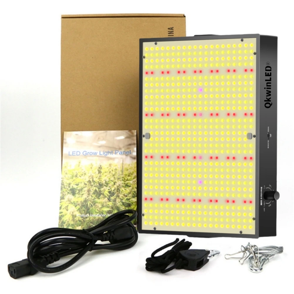 2PCS UPD 200W Led Grow Light full spectrum Samsung bead DIY with red light leds built with fans