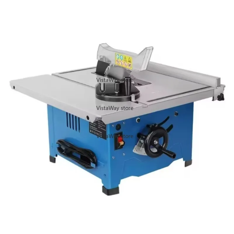 Мини-портативная 8-дюймовая настольная циркулярная пила для резки алюминия, бытовой многофункциональный раздвижной станок для резки дерева
