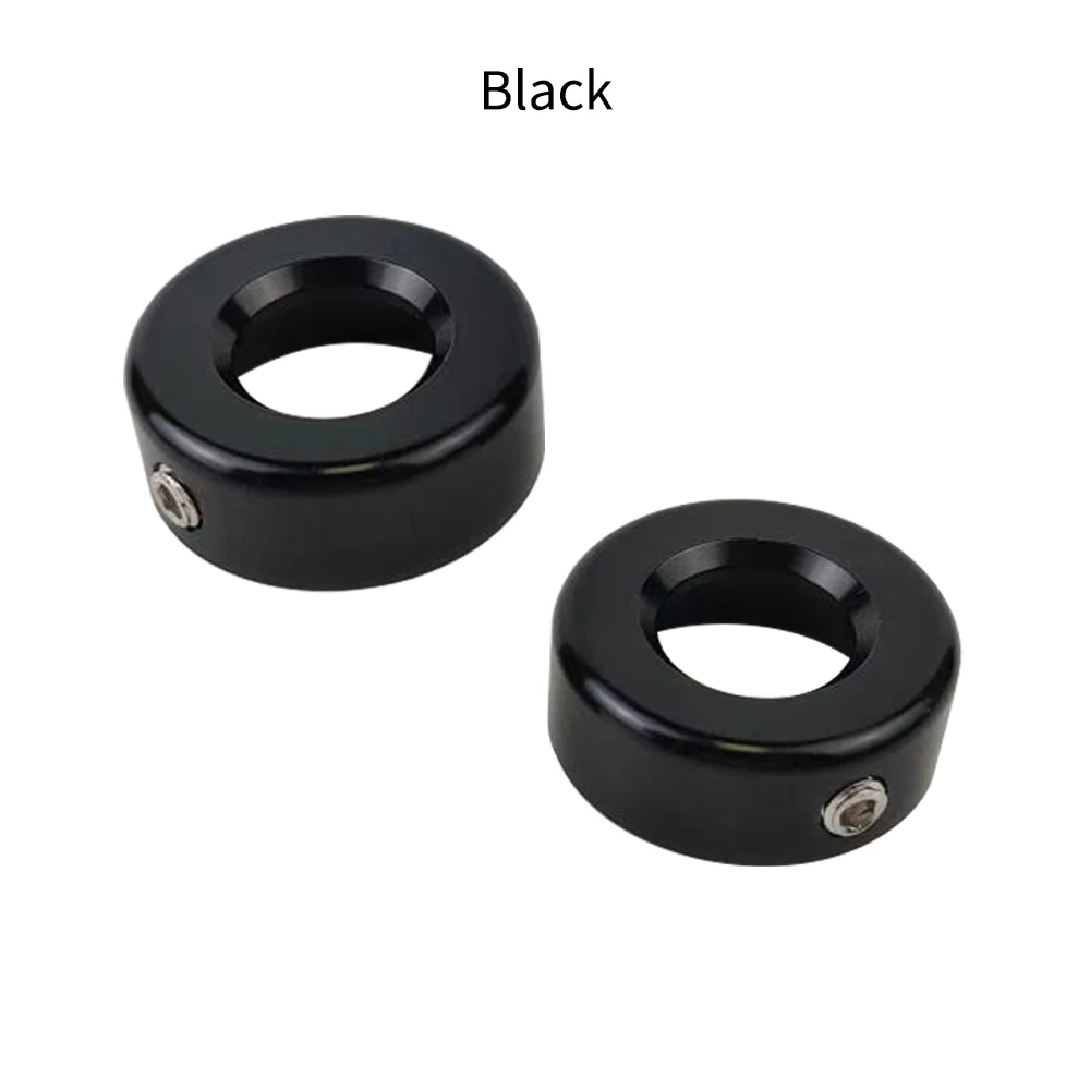 Bicycle Handlebar End Plugs Scooter Handlebar Plugs Aluminum Bar End Lock Ring Grips Cap Scooter Parts Bicycle Accessories2 PCS