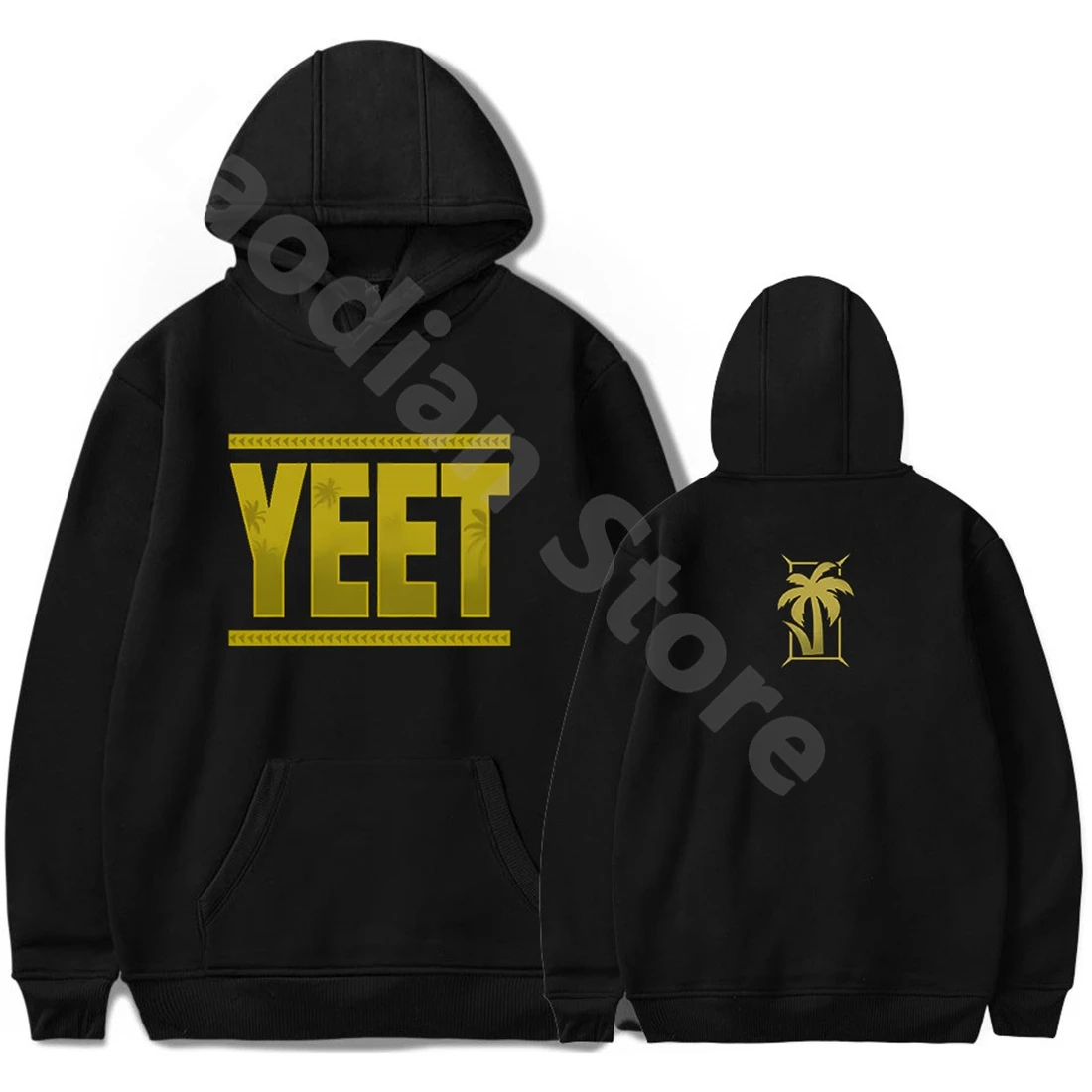 Jey Uso Yeet Hoodie Casual Pullover Fashion Clothes Vintage 90s Long Sleeve Men Womens Hooded Sweatshirt Harajuku Trucksuit