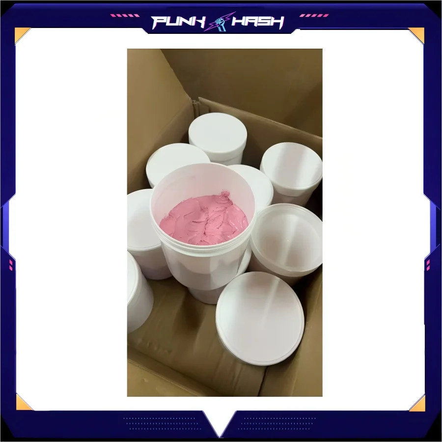 

New 6.5kw 9W Pink Thermal Grease For Bitmain Antminer S19 L7 Hashboard Repair Thermal Conductive Grease Paste Cooler