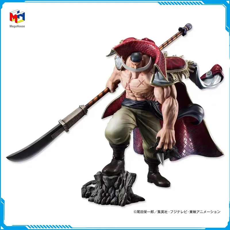 

In Stock MegaHouse POP MAX ONE PIECE Edward Newgate Original Anime Figure Model Toys for Boys Action Figures Collection Doll Pvc