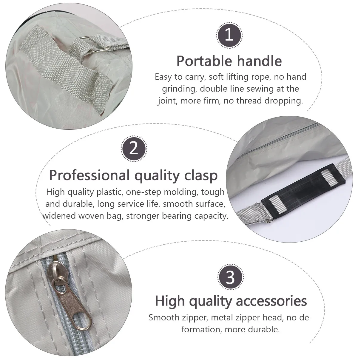 

2Pcs Skate Bag Heavy Duty Carrying Handles Large Capacity Universal Roller Skate Handbag for Ice Skating Practice Storage