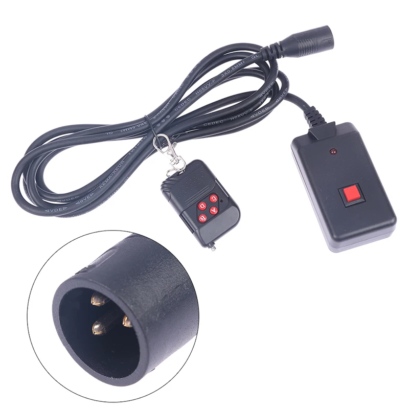 2in1 Wireless Remote Control Line Cable Control Kit 3 Pins XLR For LED Smoke Machine Stage Lighting Effect Ejector Fogger Parts