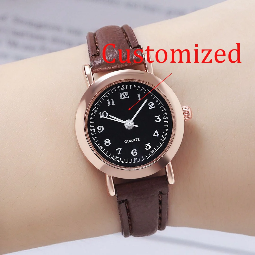 

2025 Men's Retro Art College Style Watch Quartz Strap Simple Personalized Customizable New Version