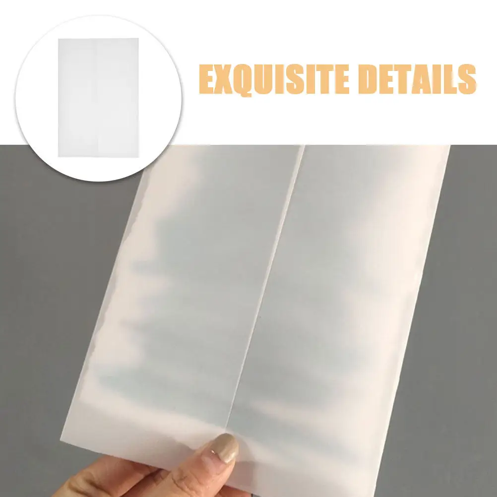 30Pcs Craft Paper Wedding Invitation Envelopes Semi Transparent Translucent Paper Liners Elegant Design for Wedding Greeting