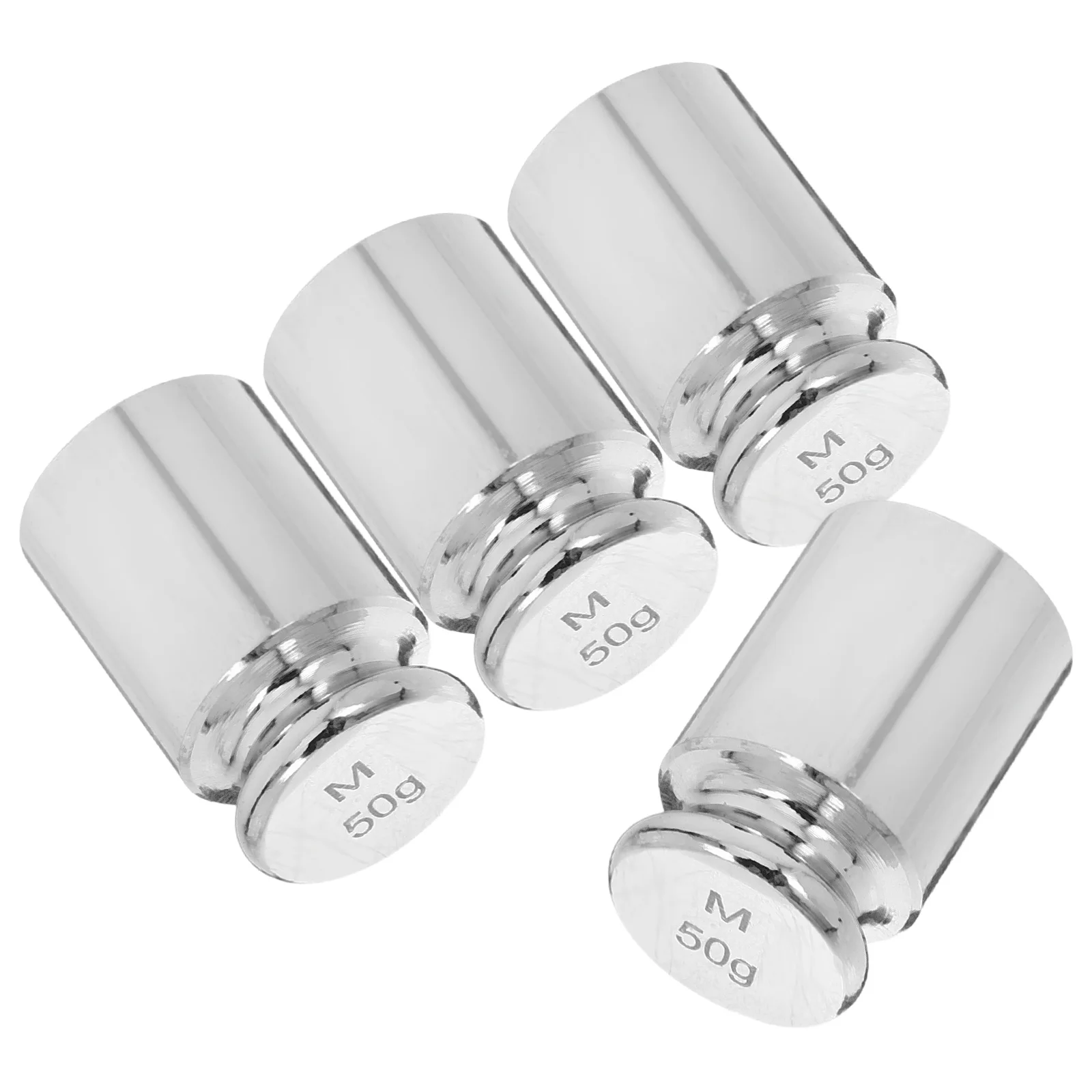

4pcs 50G Chrome Plated Calibration Weight Precision Mass For Digital Scale Balance Jewelry Lab Instruments Small Weights Set