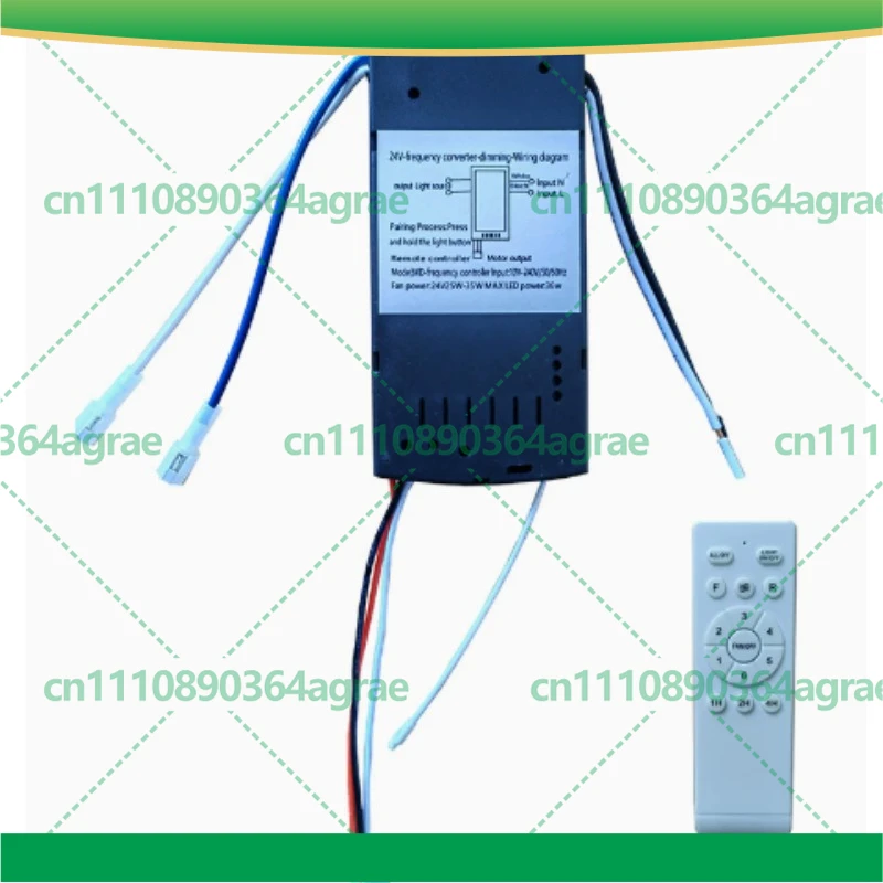 For Ceiling Fan Remote Controller 24V DC Motor Driver 15 Keys 6 Speed DC Remote Power Tools Accessory