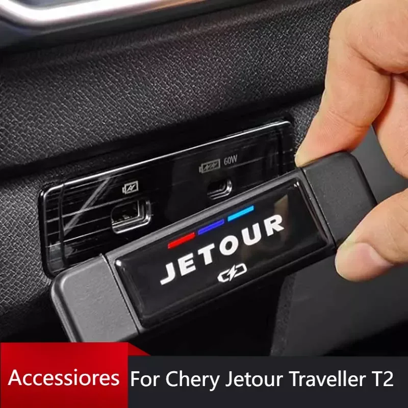 Car Rear USB protective patch Accessories for the Automotive Sticker Interior Automobiles Parts For cherryJetour Traveller T2