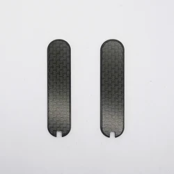 1 Pair DIY Carbon Fiber Handle Scales for 58 mm Victorinox Swiss Army Knife