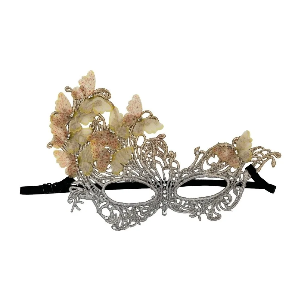 Multicolor Half-Face Lace Mask Seductive Style rhinestone Butterfly Mask Masquerade Fancy Prom Halloween Festival Party Mask