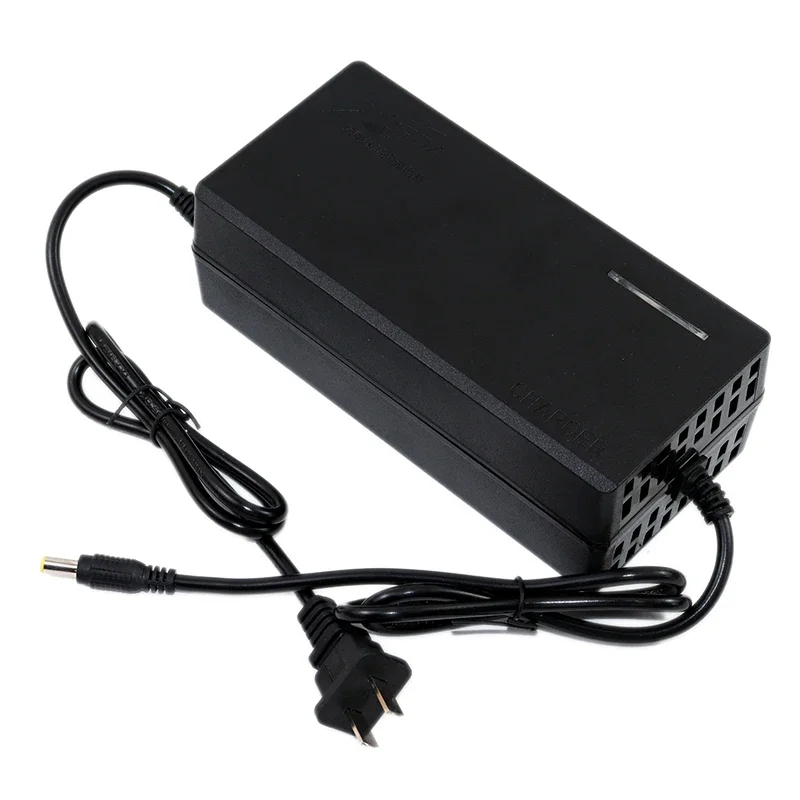 جديد 42 فولت 5A 10S شاحن بطارية ليثيوم أيون مع مراوح ل 36 فولت 18650 ليثيوم أيون يبو سطح المكتب نوع إمدادات الطاقة السريعة مع موصل تيار مستمر