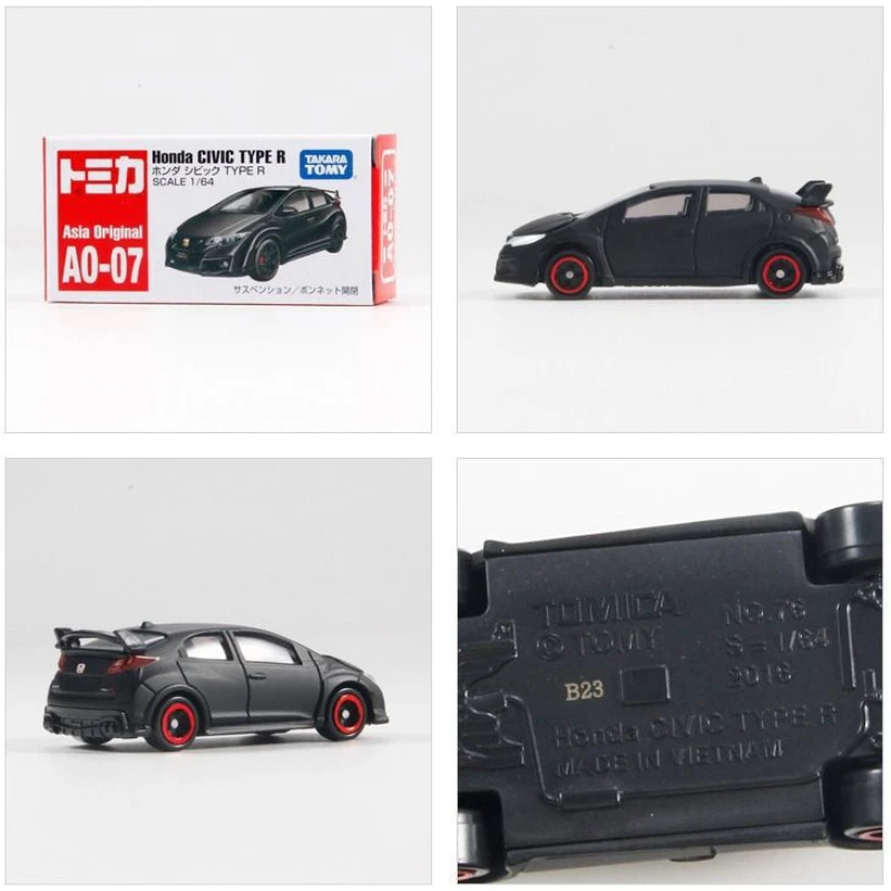 TAKARA TOMY Tomica AO Series Asia Original Lamborghini 1/66, coches de juguete de aleación, vehículo de Motor, modelo de Metal fundido a presión, regalo para niños