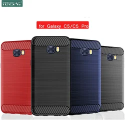 Case For Samsung Galaxy C5 / C5Pro Case Silicone TPU Bumper Shockproof Carbon Cover for Samsung Galaxy C5 Pro C5000 C5010 C5018
