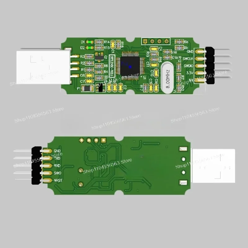 

Эмулятор ST-LINK V2.1 — инструмент для отладки/нагрузки с виртуальным последовательным портом для STM32