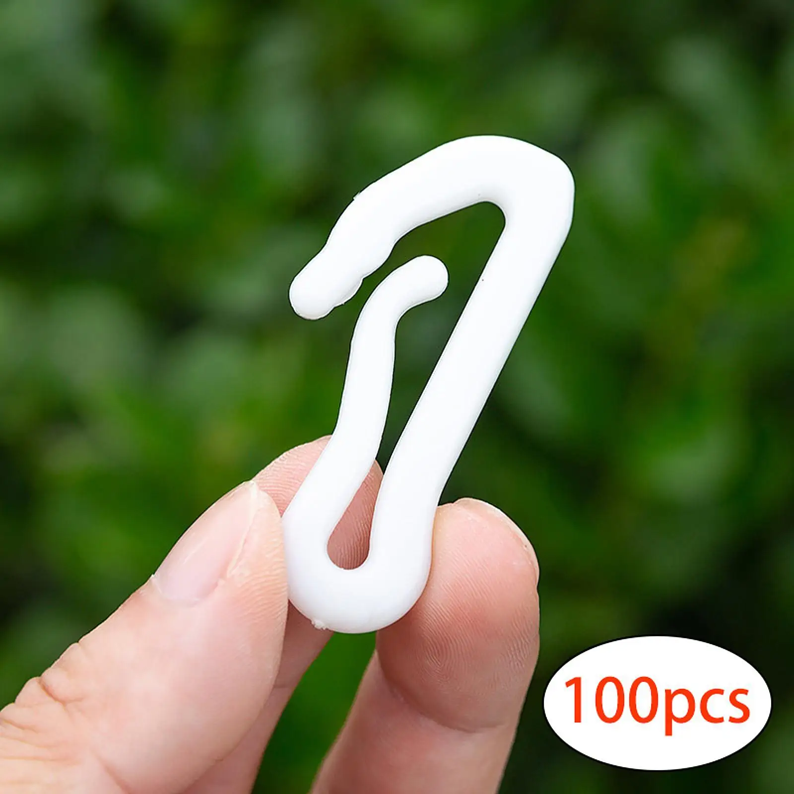 

100 шт. креплений для тепличной сетки, многофункциональные, многоразовые, для использования на заднем дворе и дома, нескользящие, легко устанавливаемые, крючки для пленки, крепления для затеняющей сетки