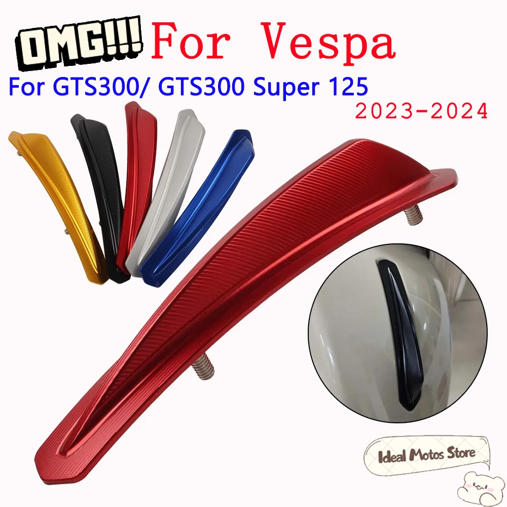 

Front Fender Cover Cap Mudguard Nose Beak Decorative Trim ABS Plastic Perfect Fit For Vespa GTS 300 125 GTS300 Super 2023 - 2024