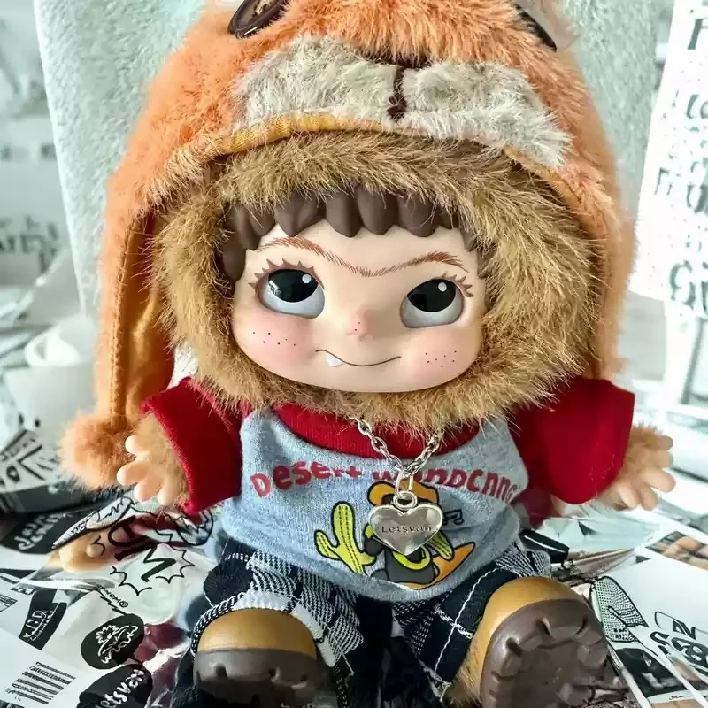Ubranka dla lalek Wakuku 20cm, ubranka na wyjście z motywem milenijnym, bawełniane ubranka do lalek typu blind box, piękne ubranka dla lalek Wakuku
