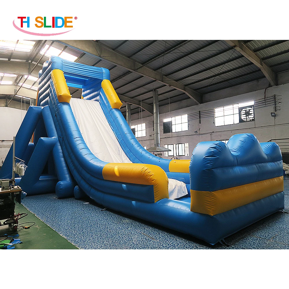 free ship to sea port,15x8x7mH giant inflatable beach pool slide,commercial inflatable water slide bouncy slide  for adults