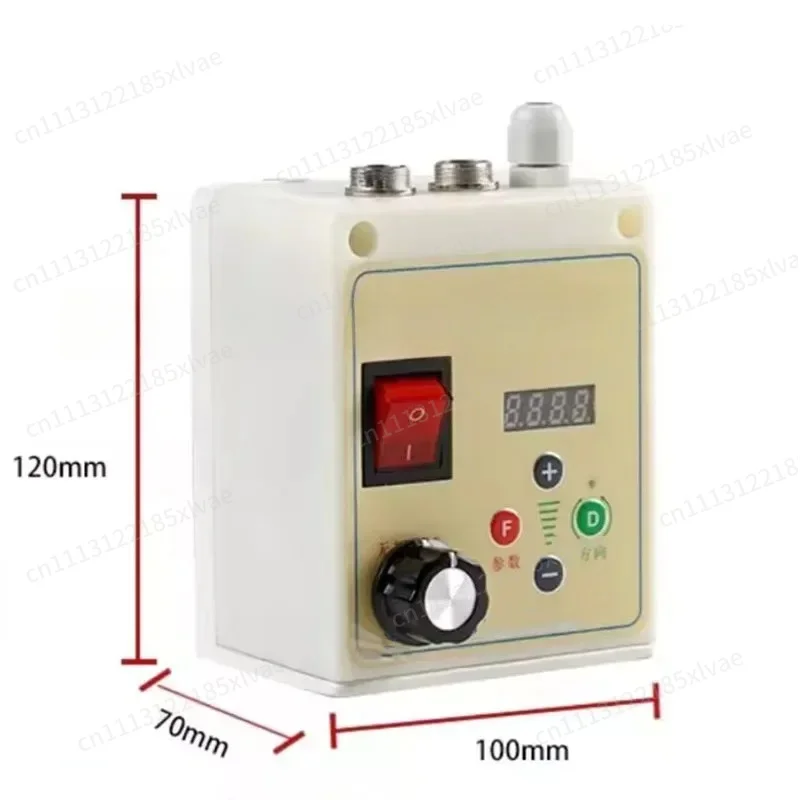 220V Motor Control Unit with Knob Speed Control & Sander for Woodworking Universal Lathe, 550W/750W/1100W