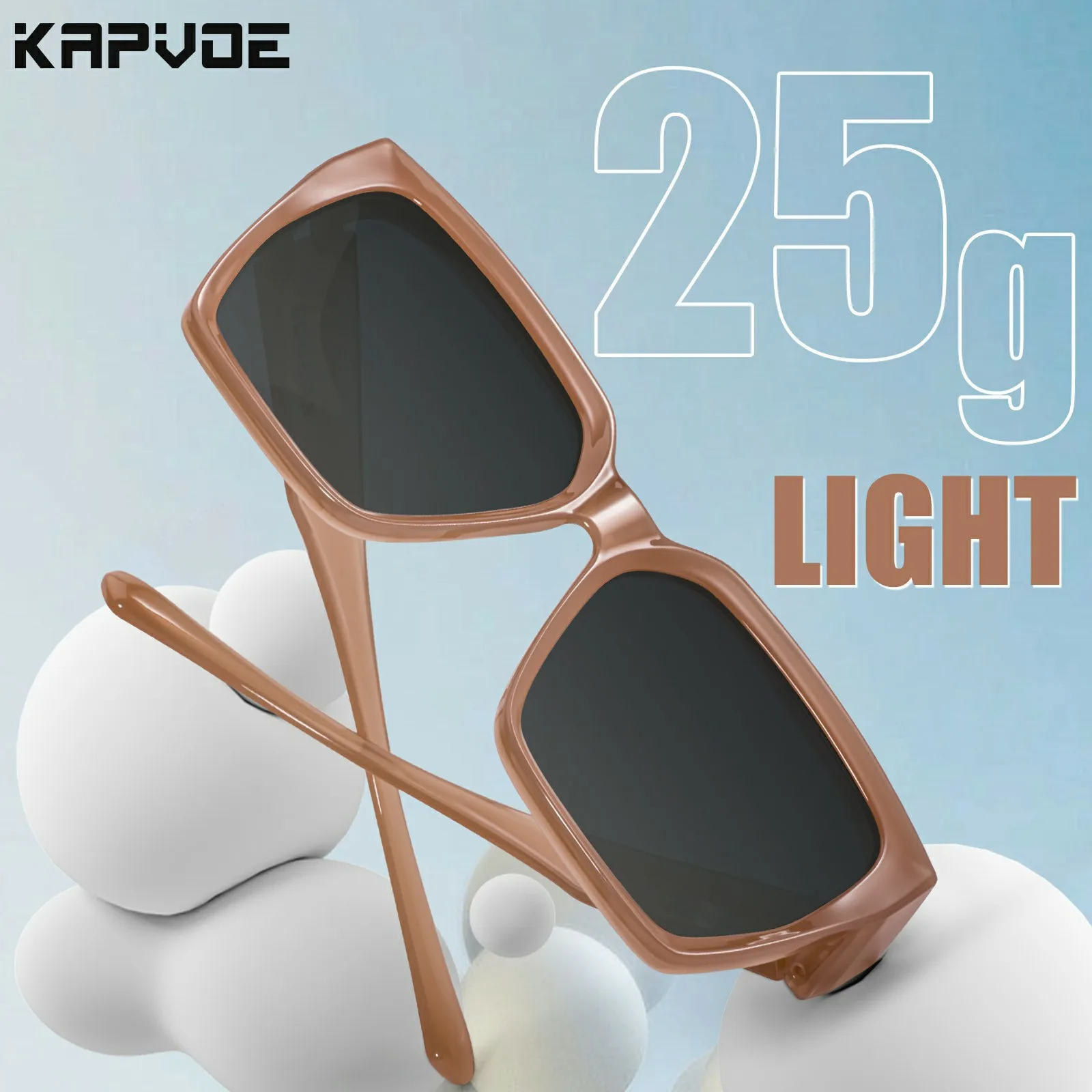 KAPVOE Occhiali polarizzati alla moda adatti sopra occhiali da sole miopi UV400 Hikng Occhiali da guida per bici Uomo Donna Occhiali estetici