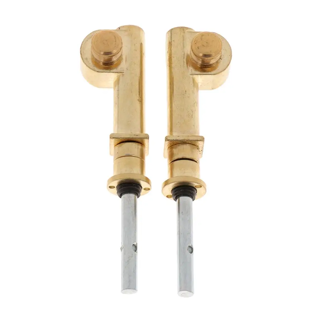 Erhu Replacement Parts Copper Vortex Axis Shaft Gold Color Mechanical Component for Erhu Instrument Maintenance