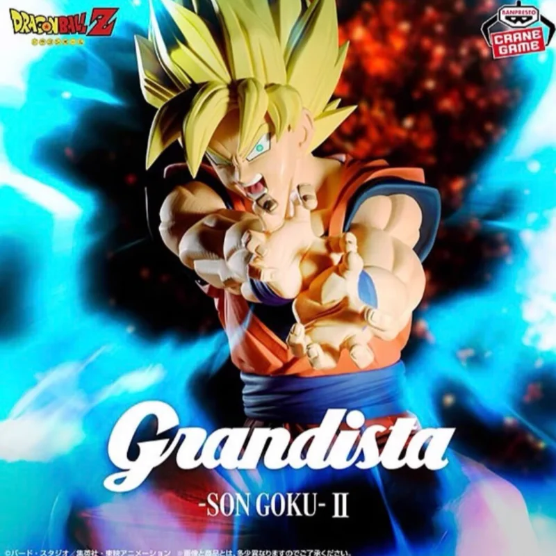 

【100% подлинная】BANDAI Spirits, оригинальная модель, украшение Dragon Ball Z Son Goku SSJ Grandista II, аниме, мультяшные подарки, игрушки, модель