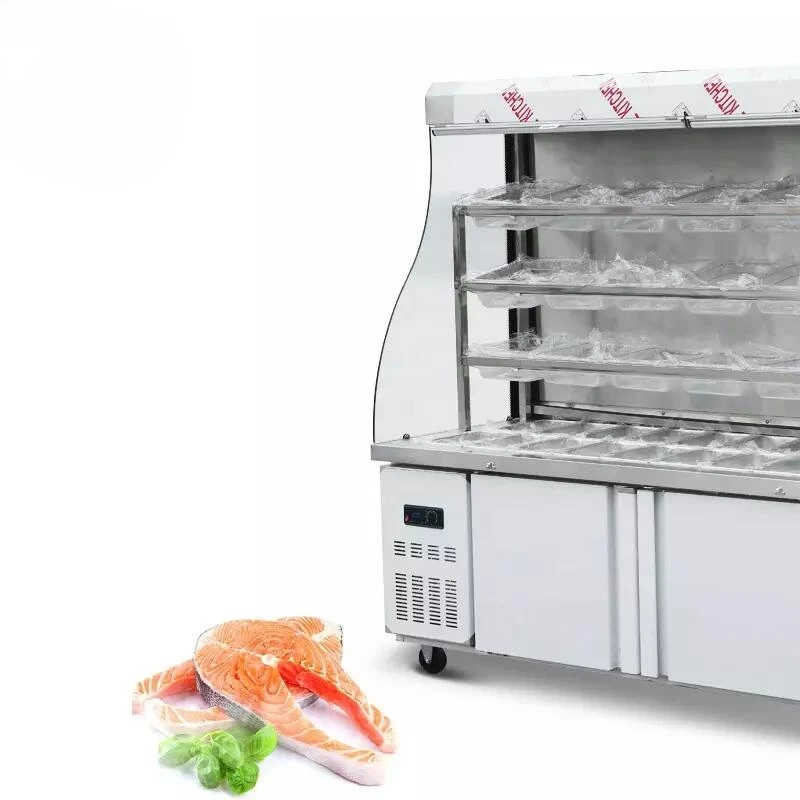 Commercial Display Refrigerator And Cooler Display Cabinet Fridge For Malatang Hot-pot Restaurant