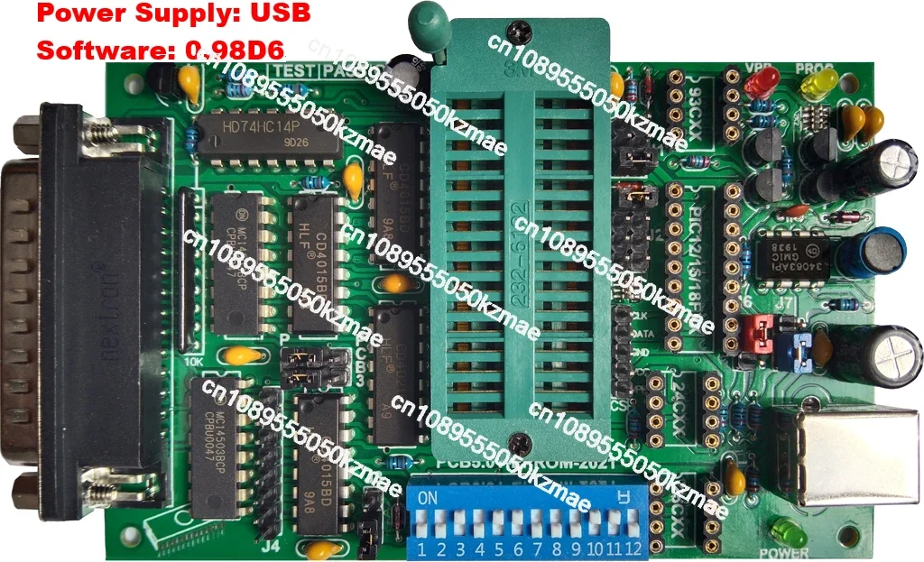 

PCB5 Multifunctional Programmer Willem Burner EPROM FLASH MCU Mainboard BIOS Write