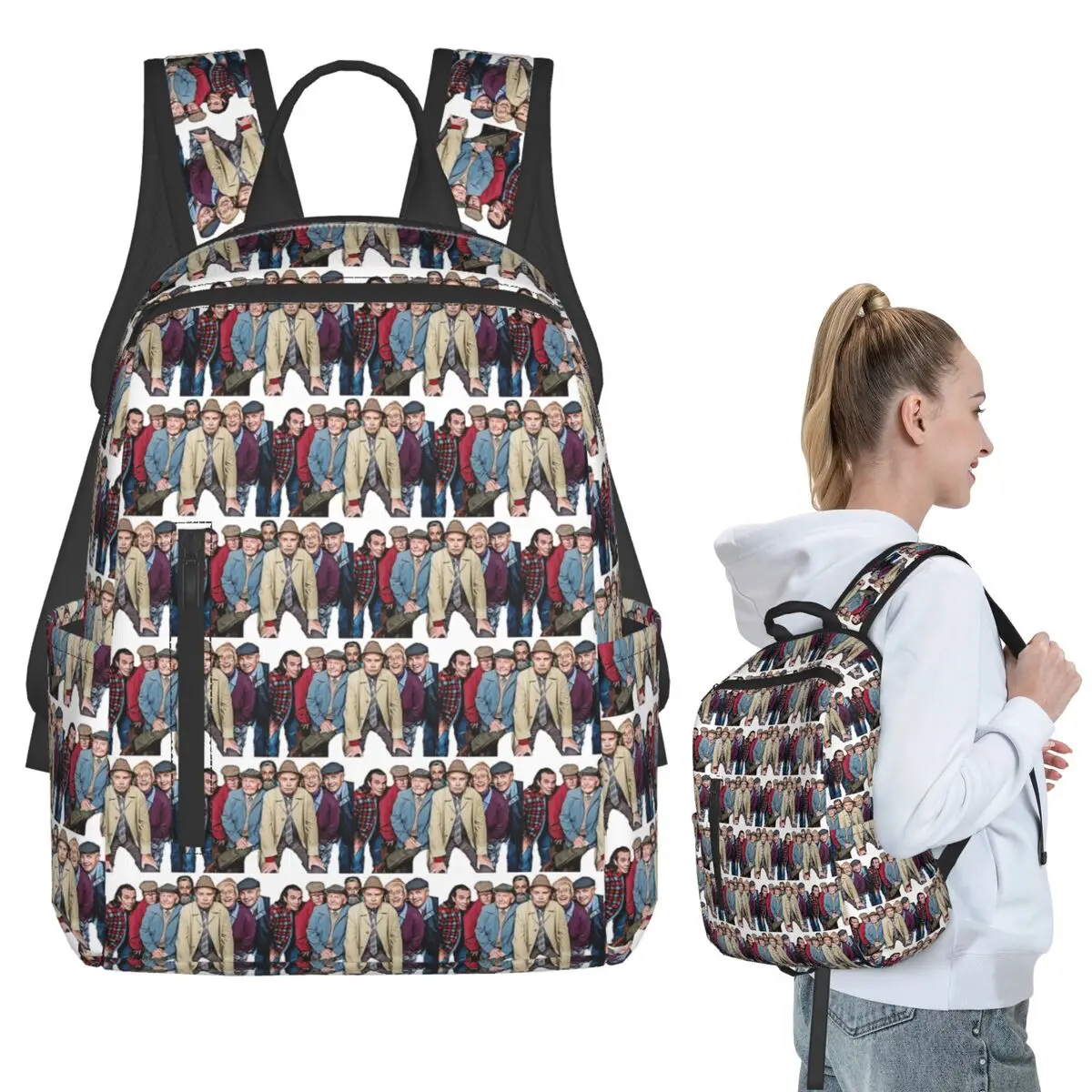 

Still Game Crew, The Clansman Backpack Student BookBag Children School Bag Computer Shoulder Bags Men Women