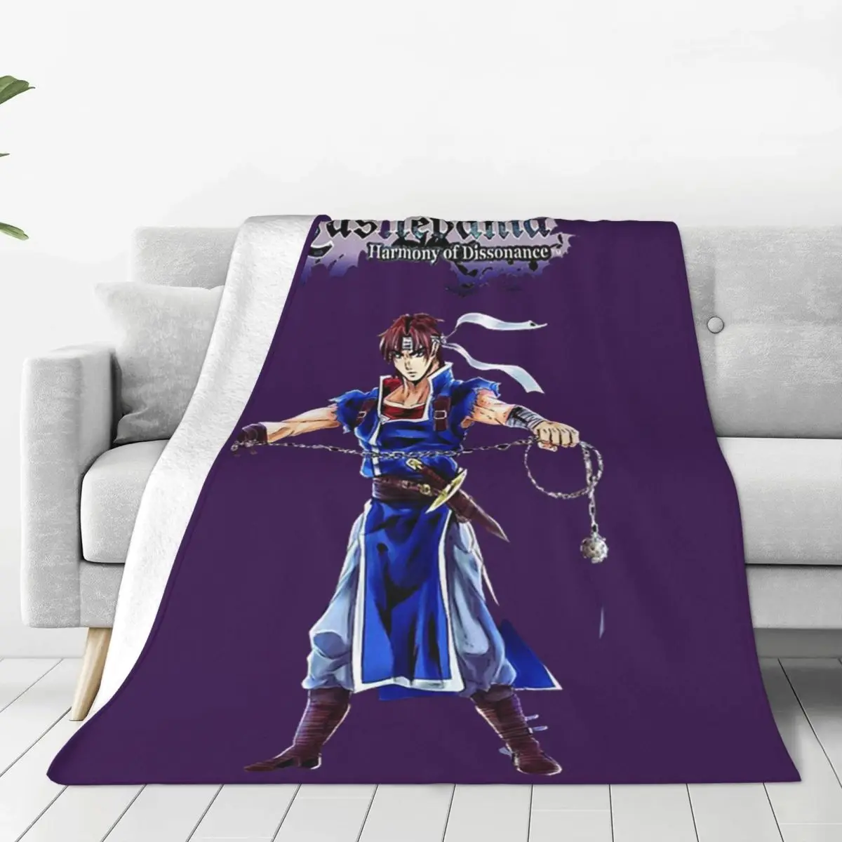 Castlevania Blanket Soft Warm Flannel Throw Blanket Bedspread for Bed Living room Picnic Travel Home Sofa