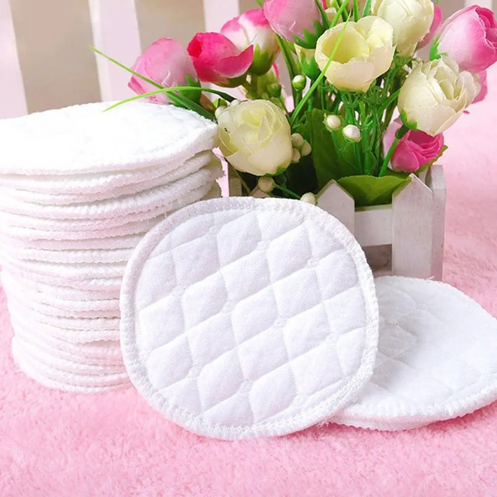 Prevalent Ecological Cotton Breastfeeding Anti-overflow Maternity Feeding Absorbent Reusable Breast Pads Nursing Washable