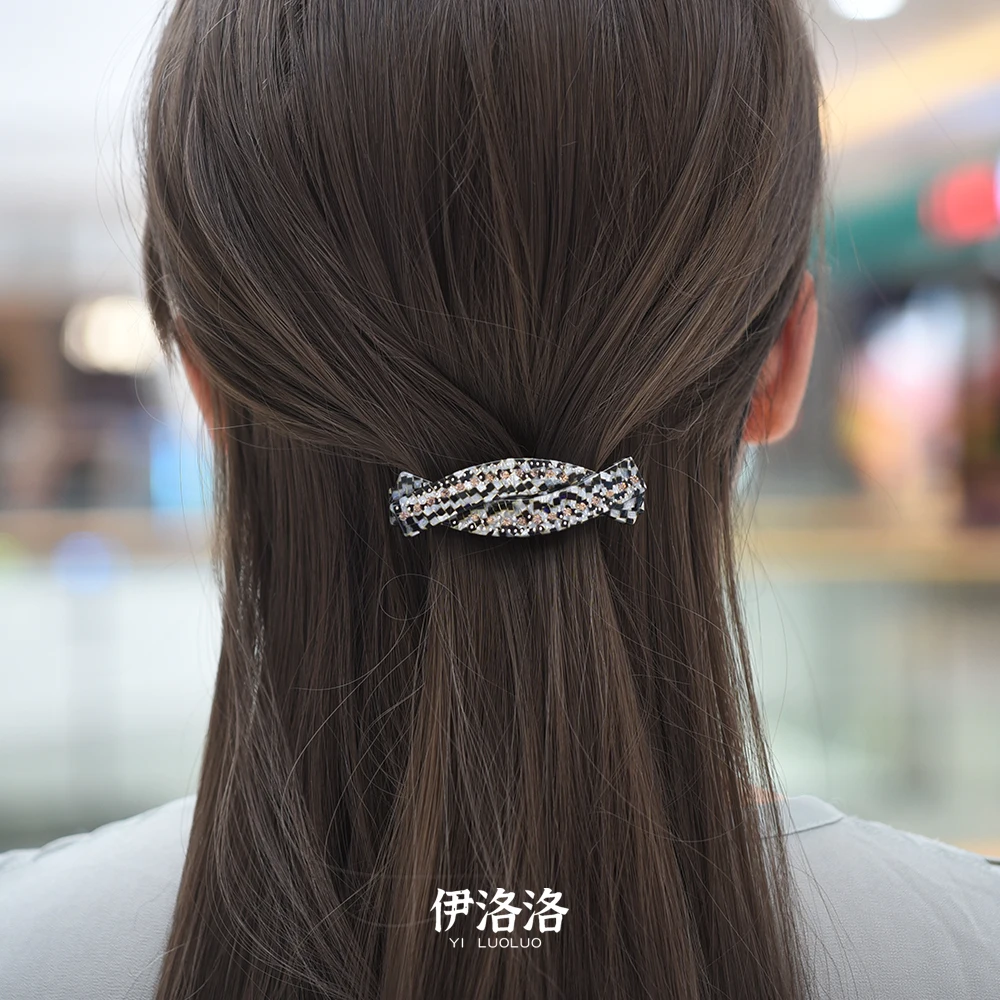 Women Headwear Small Rhinestone Hair Clip For Girls Vintage Hair Barrette Cheveux Cute Hair Accessories For Women