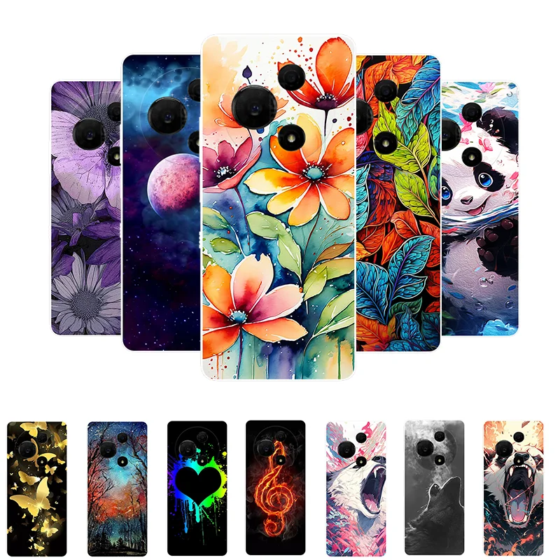 

For TCL 60 Nxtpaper 4G Case Silicone Soft Cover for TCL 60 Nxtpaper T626K Flowers TPU Protective Phone Case for TCL 60Nxtpaper
