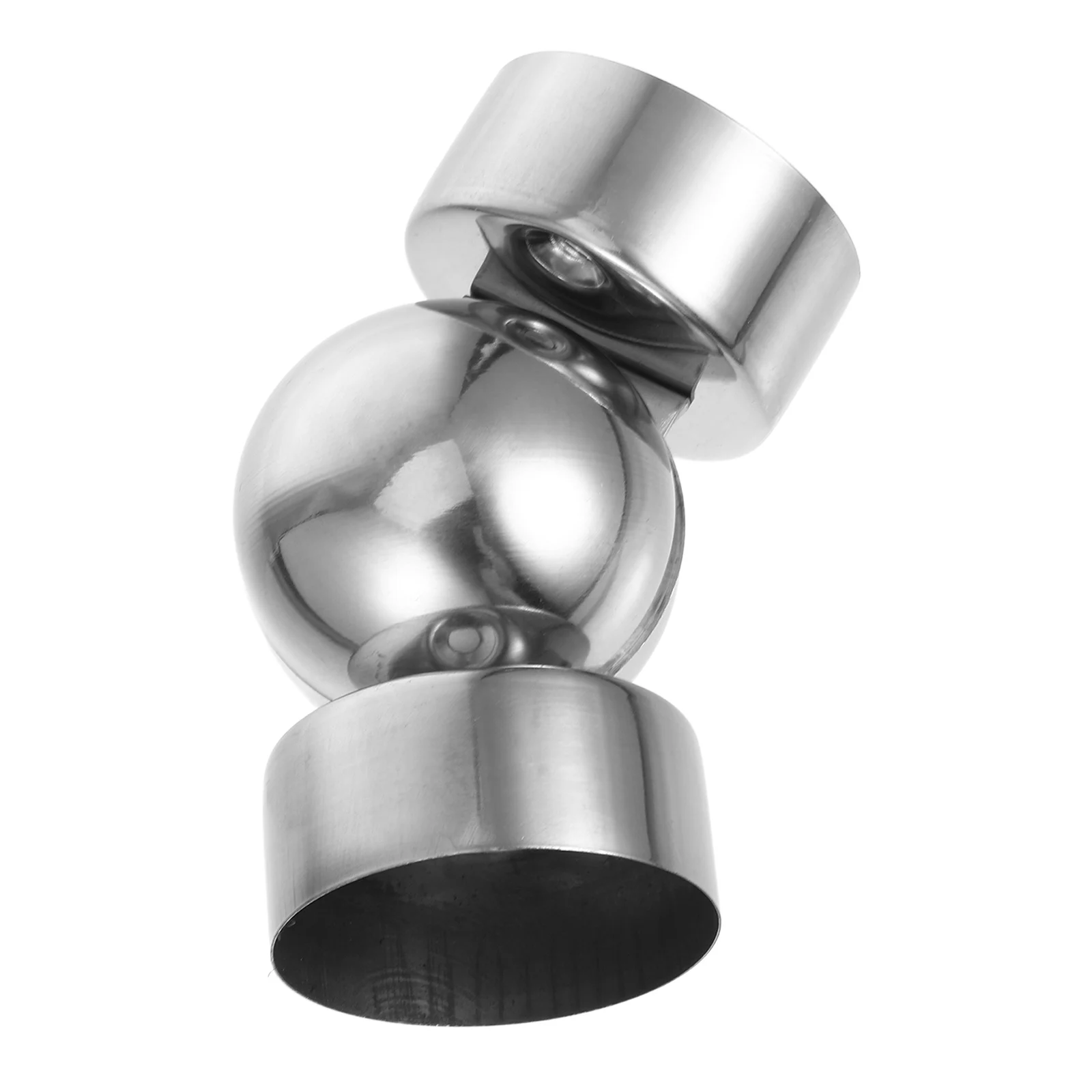 Stainless Steel Handrail Connector Stair Railing End Cap Angle Elbow Fitting For Indoor Outdoor Staircase Railing